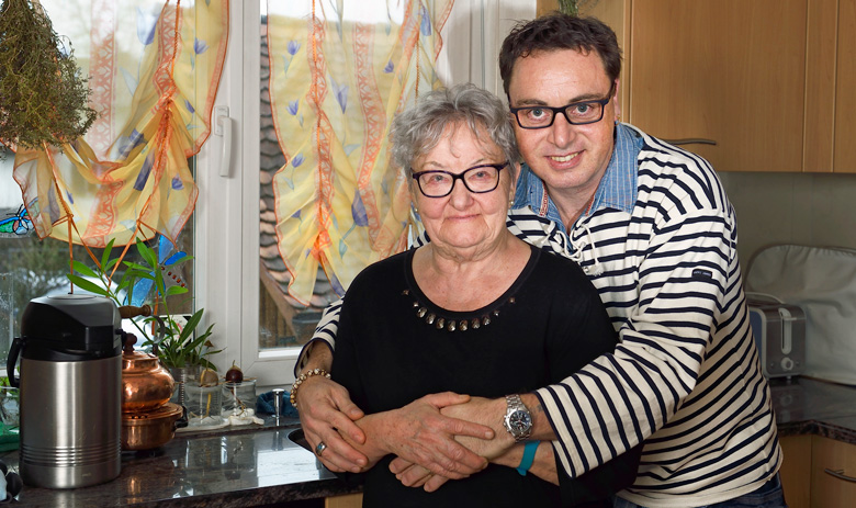 François C. und seine Mutter François C. und seine Mutter